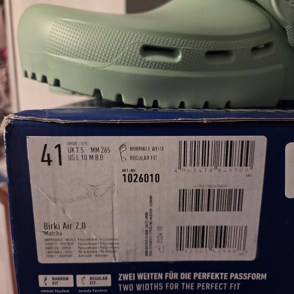 Birkenstock Birki Air 2.0 - Matcha Green - Picture 2 of 5